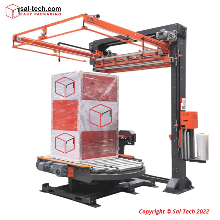 STEP S300-TS Fully Auto Pallet Wrapper with Top Sheet Dispenser
